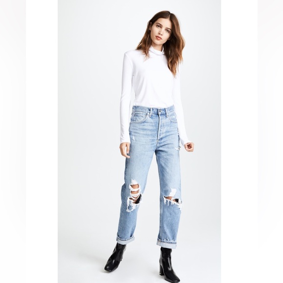 NEW AGOLDE 90’s Mid Rise Straight Fit Jeans Size 26 - Picture 4 of 10